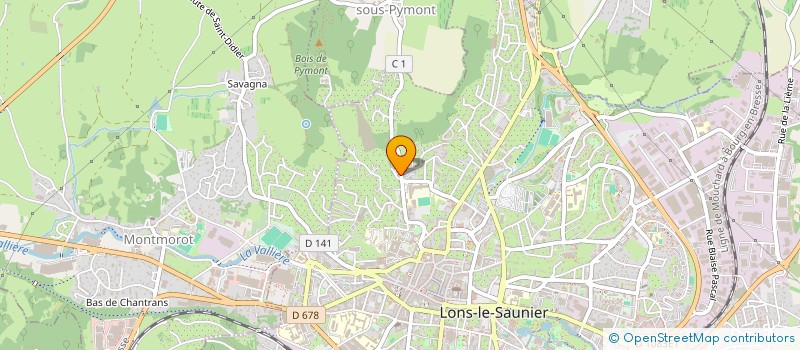 localisation de l'entreprise SYNDICAT DE COPROPRIETE LA FUTAIE  LONS-LE-SAUNIER
