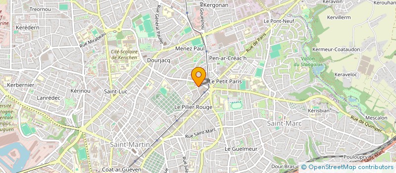 localisation de l'entreprise SYNDICAT DE COPROPRIETE LA GOELETTE à BREST