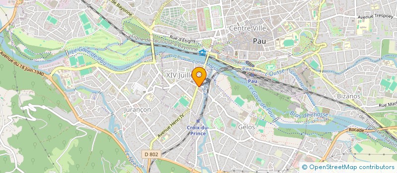 localisation de l'entreprise SYNDICAT DE COPROPRIETE LA NAVARRE à PAU