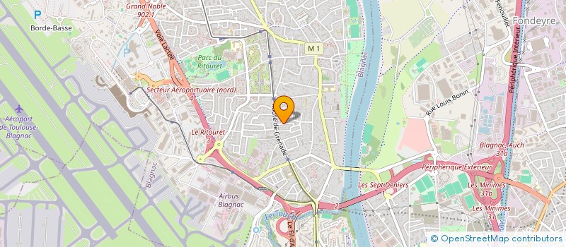 localisation de l'entreprise SYNDICAT DE COPROPRIETE LA PALME à BLAGNAC