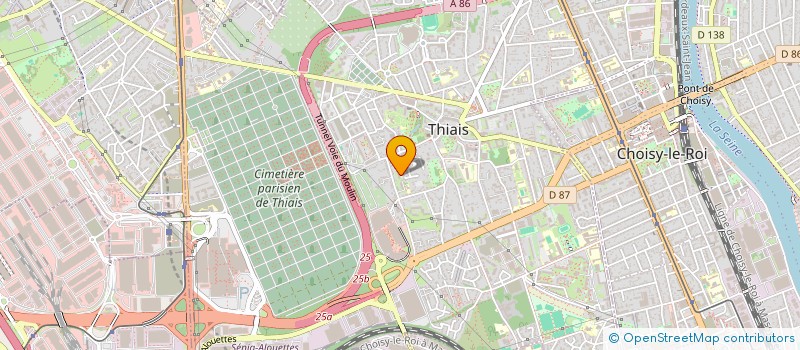 localisation de l'entreprise SYNDICAT DE COPROPRIETE LA RESISTANCE à THIAIS