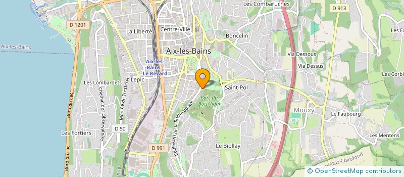 localisation de l'entreprise SYNDICAT DE COPROPRIETE LE BERNASCON  AIX-LES-BAINS