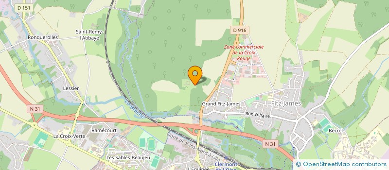 localisation de l'entreprise SYNDICAT DE COPROPRIETE LE CHATEAU  FITZ-JAMES