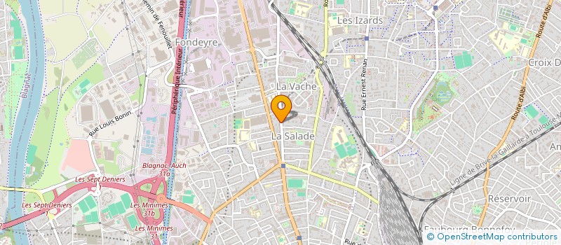 localisation de l'entreprise SYNDICAT DE COPROPRIETE LE FRONTON  TOULOUSE