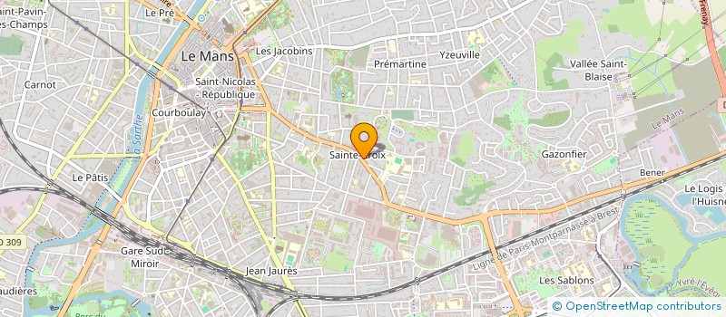 localisation de l'entreprise SYNDICAT DE COPROPRIETE LE GUYNEMER  LE MANS