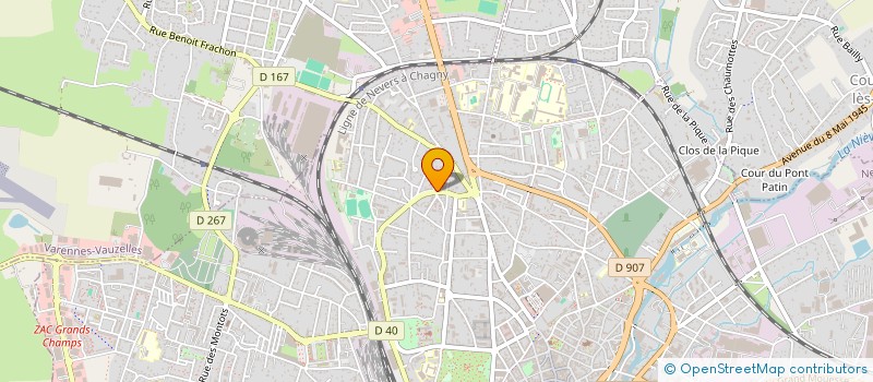 localisation de l'entreprise SYNDICAT DE COPROPRIETE LE JAMAIQUE à NEVERS