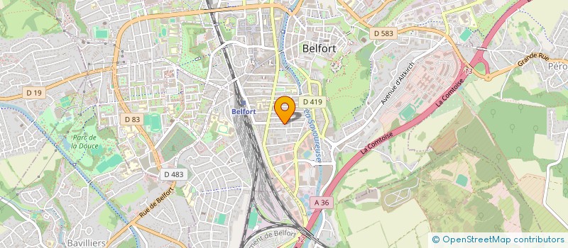 localisation de l'entreprise SYNDICAT DE COPROPRIETE LE MARCEAU à BELFORT