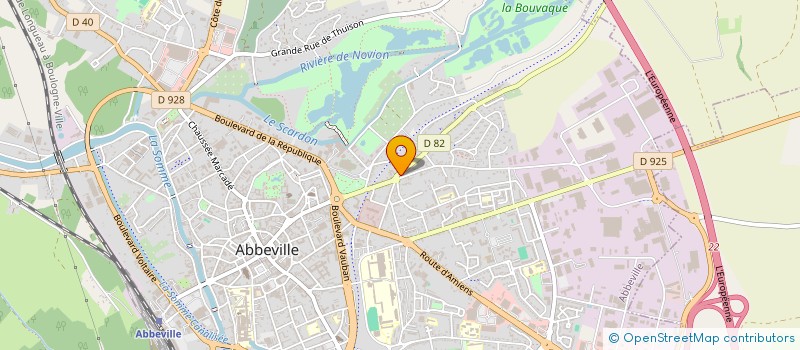 localisation de l'entreprise SYNDICAT DE COPROPRIETE LE NOUVEL HERMITAGE à ABBEVILLE