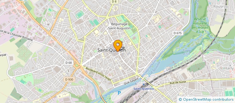 localisation de l'entreprise SYNDICAT DE COPROPRIETE LE PARVIS à SAINT-QUENTIN