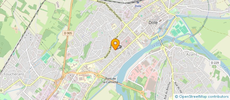 localisation de l'entreprise SYNDICAT DE COPROPRIETE LE SAINT JEAN  DOLE