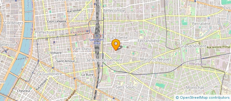 localisation de l'entreprise SYNDICAT DE COPROPRIETE LE SAINTE ANNE  LYON