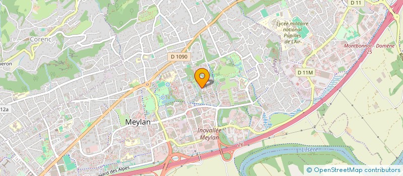 localisation de l'entreprise SYNDICAT DE COPROPRIETE LE SAULE  MEYLAN