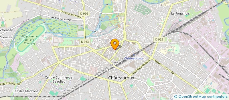 localisation de l'entreprise SYNDICAT DE COPROPRIETE LE ST HUB à CHATEAUROUX