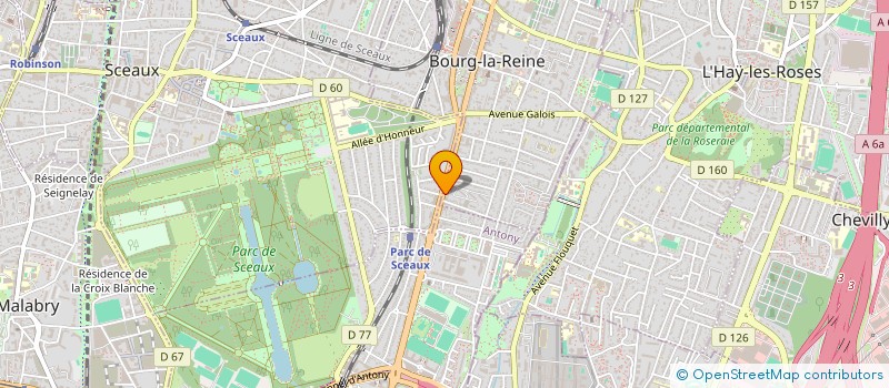 localisation de l'entreprise SYNDICAT DE COPROPRIETE LECLERC à BOURG-LA-REINE