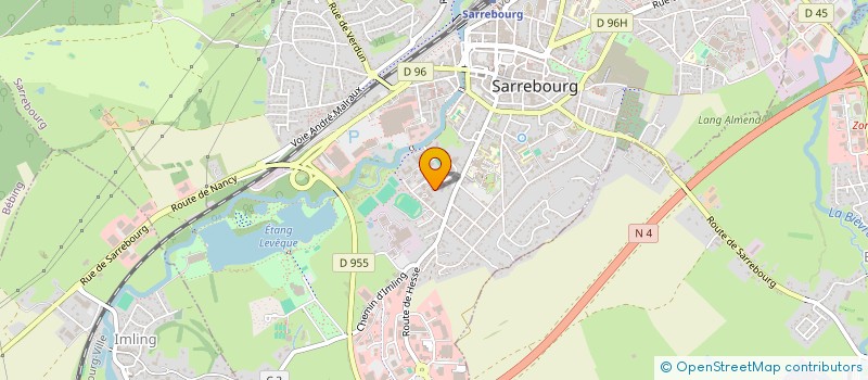 localisation de l'entreprise SYNDICAT DE COPROPRIETE LEMERCIER  SARREBOURG