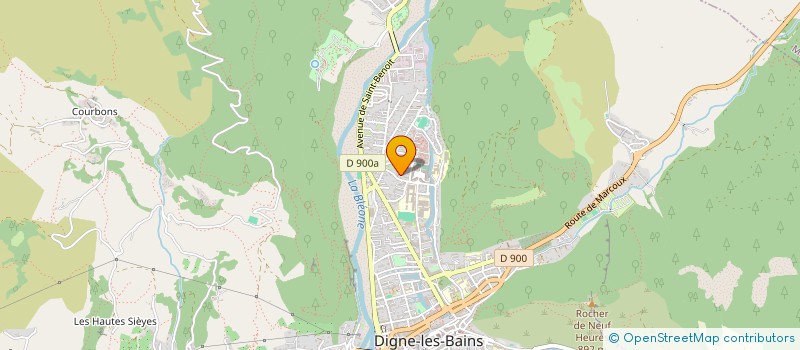 localisation de l'entreprise SYNDICAT DE COPROPRIETE LES ARCHES SUD à DIGNE-LES-BAINS