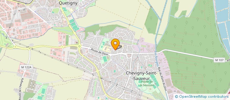 localisation de l'entreprise SYNDICAT DE COPROPRIETE LES AYERS  CHEVIGNY-SAINT-SAUVEUR