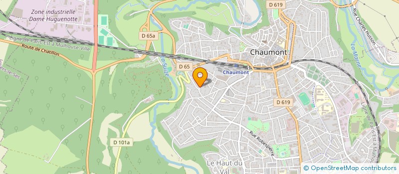localisation de l'entreprise SYNDICAT DE COPROPRIETE LES CYCLAMENS à CHAUMONT