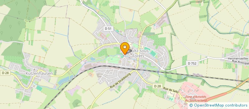 localisation de l'entreprise SYNDICAT DE COPROPRIETE LES GLYCINES à SOULTZ-SOUS-FORETS