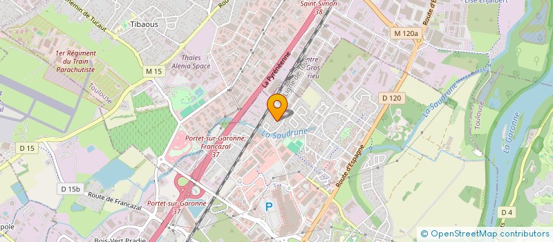 localisation de l'entreprise SYNDICAT DE COPROPRIETE LES HAUTS DE GARONNE  PORTET-SUR-GARONNE