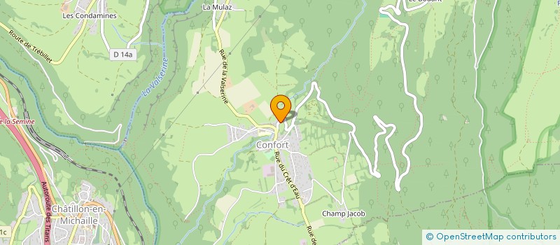 localisation de l'entreprise SYNDICAT DE COPROPRIETE LES JONQUILLES  CHEZERY-FORENS