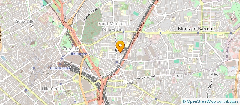 localisation de l'entreprise SYNDICAT DE COPROPRIETE LES MARRONNIERS à LILLE