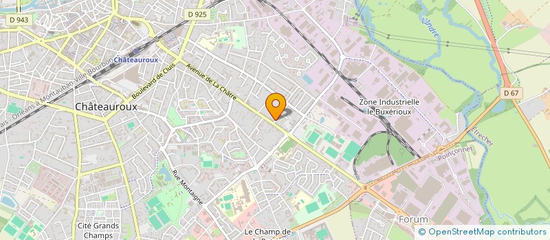 localisation de l'entreprise SYNDICAT DE COPROPRIETE LES MYRTILLES à CHATEAUROUX