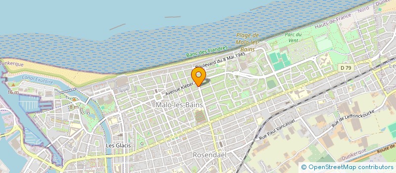 localisation de l'entreprise SYNDICAT DE COPROPRIETE LES OCEANIDES à DUNKERQUE