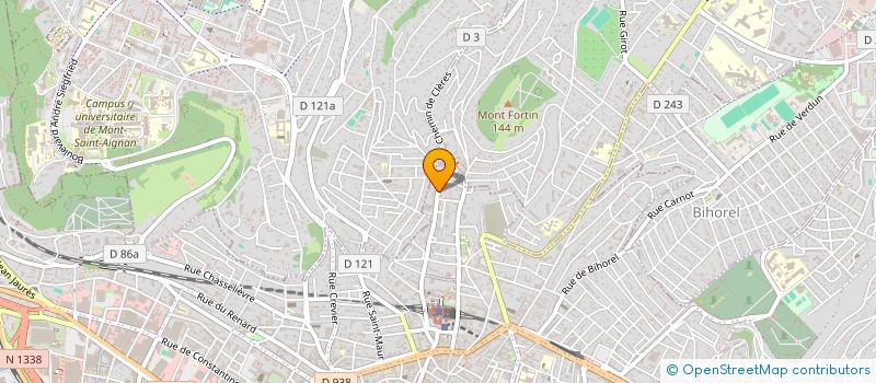 localisation de l'entreprise SYNDICAT DE COPROPRIETE LES OMBRAGES à ROUEN