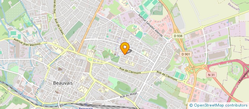 localisation de l'entreprise SYNDICAT DE COPROPRIETE LES RAYES C18A  BEAUVAIS