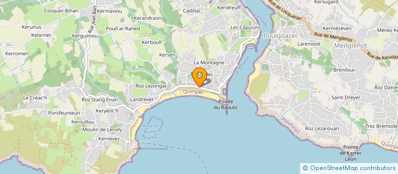 localisation de l'entreprise SYNDICAT DE COPROPRIETE LES TERRASSES  AUDIERNE