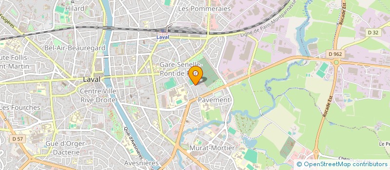 localisation de l'entreprise SYNDICAT DE COPROPRIETE LES TERRASSES DE LA SENELLE à LAVAL