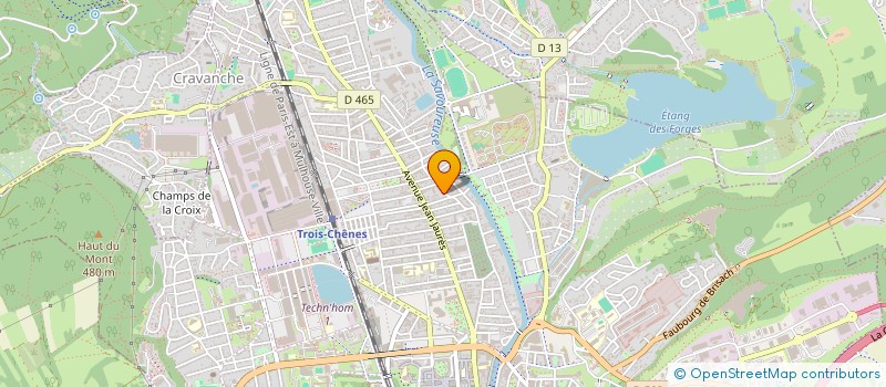 localisation de l'entreprise SYNDICAT DE COPROPRIETE LES TILLEULS  BELFORT
