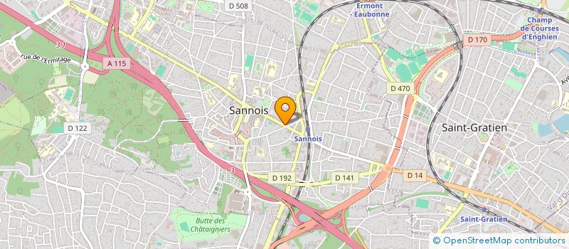 localisation de l'entreprise SYNDICAT DE COPROPRIETE LEVEQUES  SANNOIS