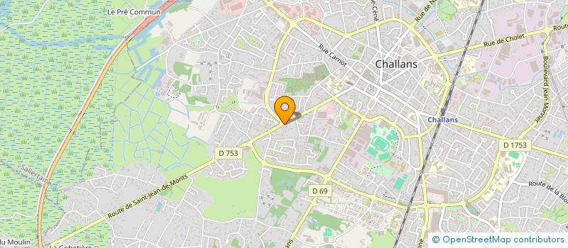 localisation de l'entreprise SYNDICAT DE COPROPRIETE LOUIS XIII à CHALLANS