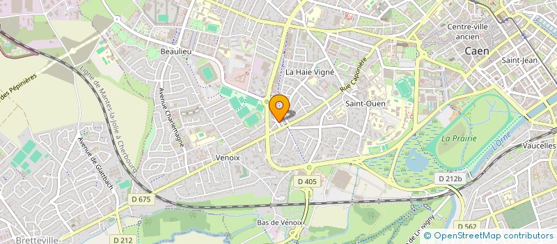 localisation de l'entreprise SYNDICAT DE COPROPRIETE MAES à CAEN
