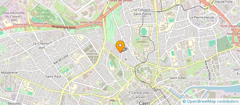 localisation de l'entreprise SYNDICAT DE COPROPRIETE MAIL à CAEN