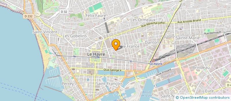 localisation de l'entreprise SYNDICAT DE COPROPRIETE MAILLARD à LE HAVRE