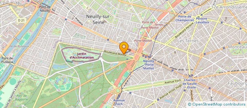 localisation de l'entreprise SYNDICAT DE COPROPRIETE MAILLOT à NEUILLY-SUR-SEINE