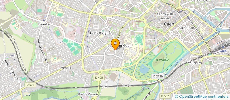 localisation de l'entreprise SYNDICAT DE COPROPRIETE MANOIR à CAEN