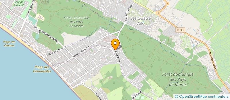 localisation de l'entreprise SYNDICAT DE COPROPRIETE MARAICHINE à SAINT-JEAN-DE-MONTS