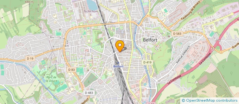 localisation de l'entreprise SYNDICAT DE COPROPRIETE MARCK à BELFORT