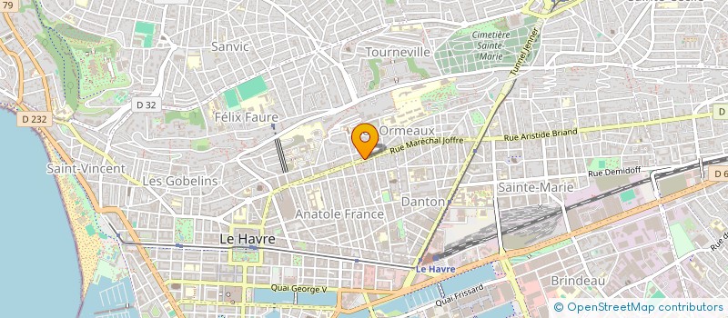 localisation de l'entreprise SYNDICAT DE COPROPRIETE MARECHAL JOFFRE à LE HAVRE