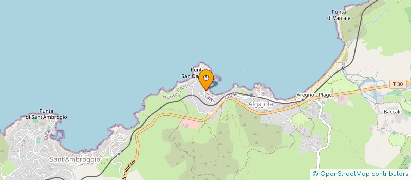 localisation de l'entreprise SYNDICAT DE COPROPRIETE MARINE DE DAVIA à L'ILE ROUSSE