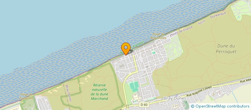 localisation de l'entreprise SYNDICAT DE COPROPRIETE MASCOTTE  BRAY-DUNES