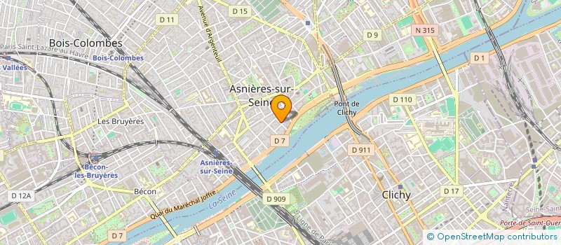 localisation de l'entreprise SYNDICAT DE COPROPRIETE MAURICE PELLERIN  ASNIERES-SUR-SEINE