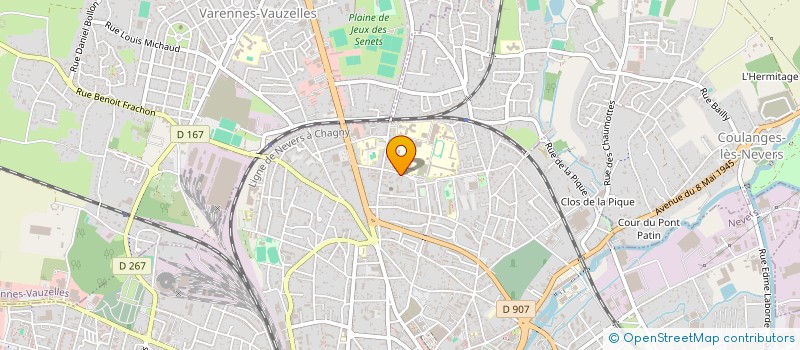 localisation de l'entreprise SYNDICAT DE COPROPRIETE MERMOZ à NEVERS