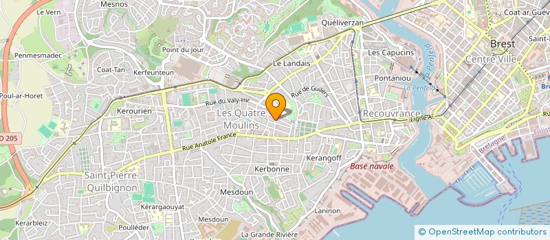localisation de l'entreprise SYNDICAT DE COPROPRIETE MESNY-BARBES à BREST