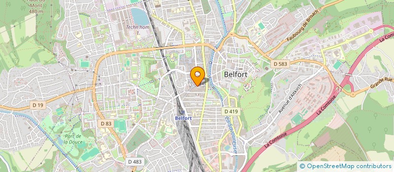 localisation de l'entreprise SYNDICAT DE COPROPRIETE METILE  BELFORT