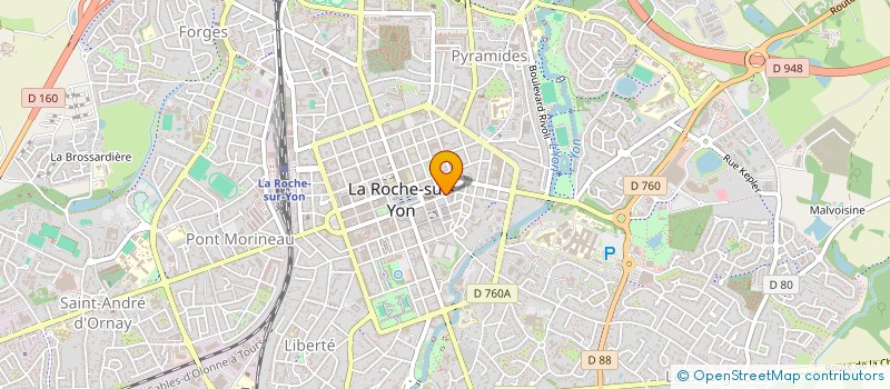 localisation de l'entreprise SYNDICAT DE COPROPRIETE MICHEL ANGE à LA ROCHE-SUR-YON